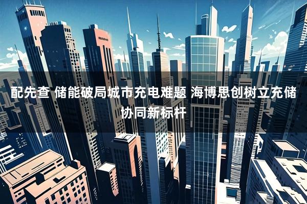 配先查 储能破局城市充电难题 海博思创树立充储协同新标杆