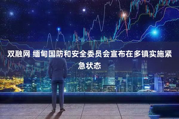 双融网 缅甸国防和安全委员会宣布在多镇实施紧急状态